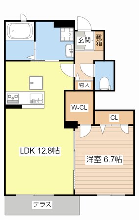 コーポラス　水無月の物件間取画像